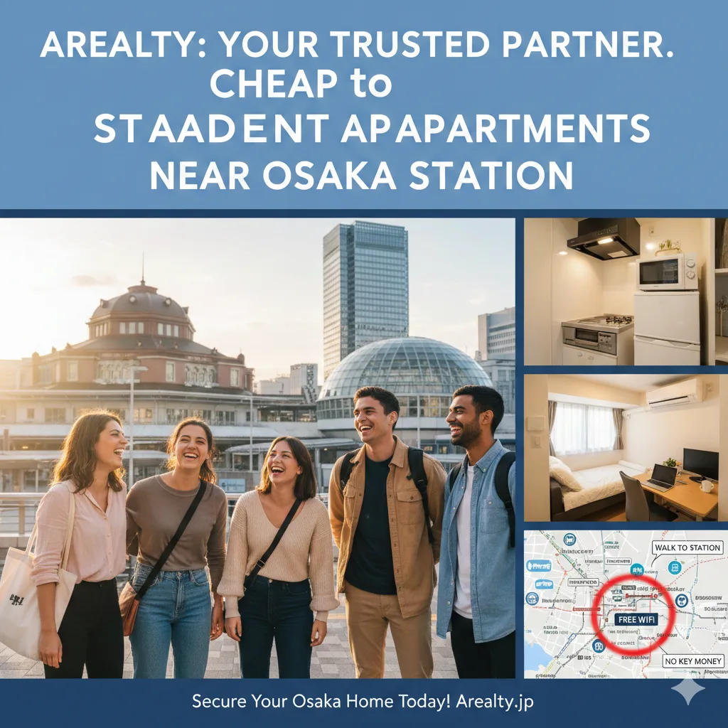 Finding a Cheap Student Apartment Near Osaka Station